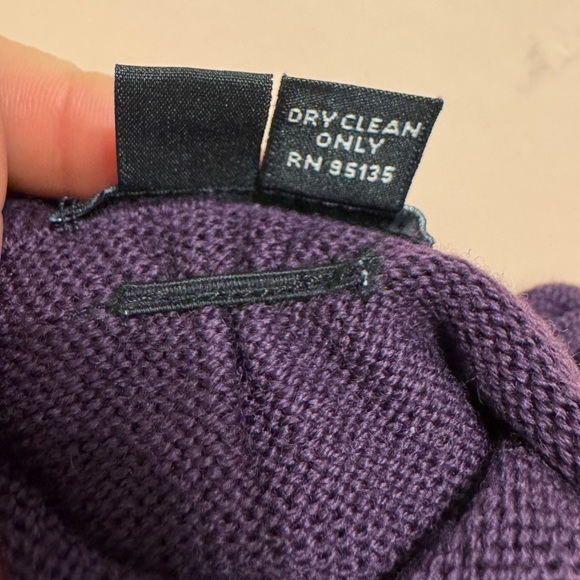 Lafayette 148 NY Wool Purple Gloves - Picture 8 of 8